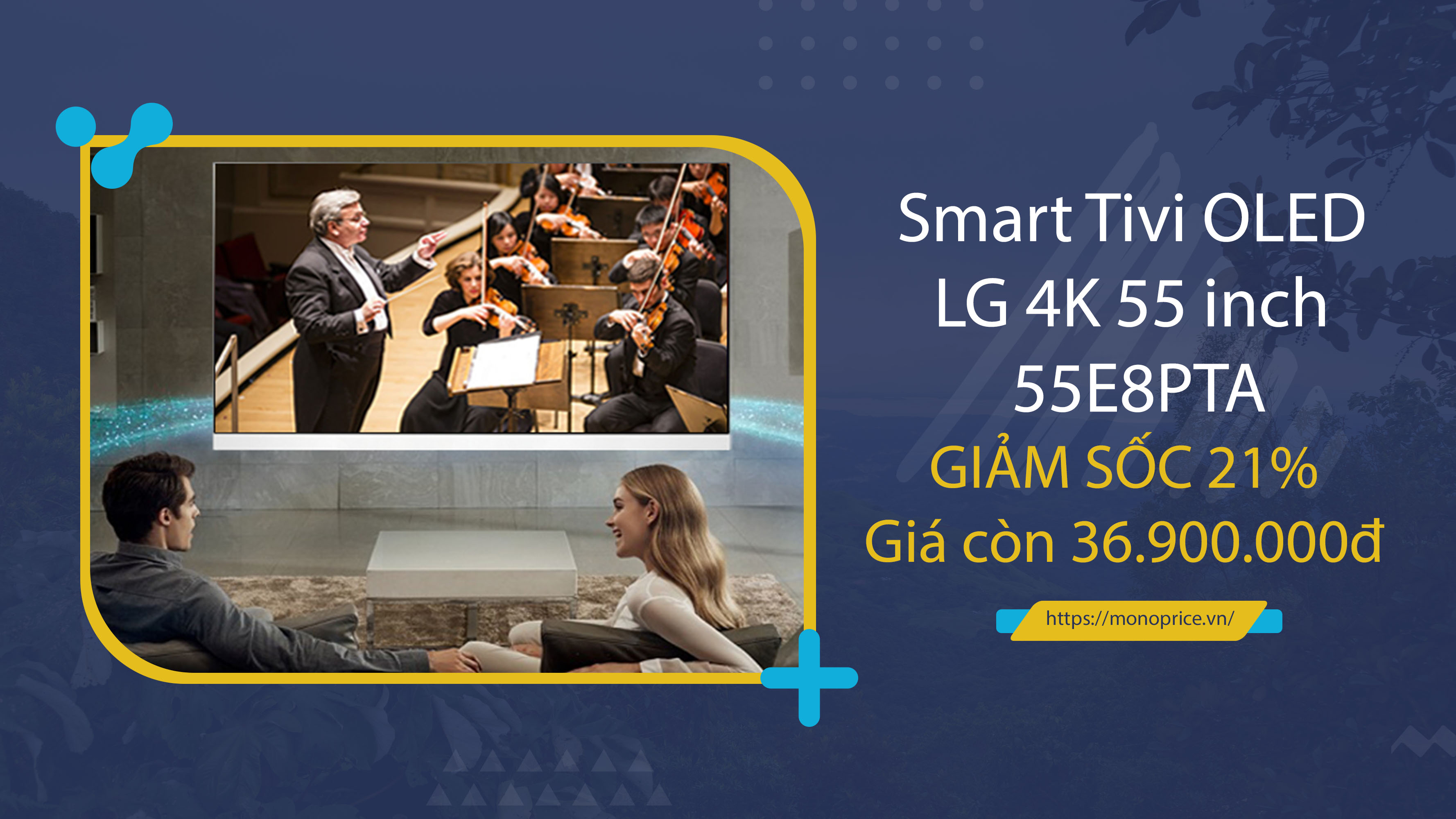 Siêu khuyến mãi Smart Tivi OLED LG 55E8PTA