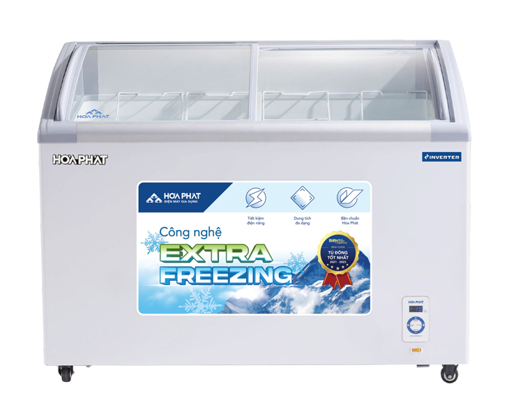Tủ đông trưng bày Hòa Phát Inverter HSF AD8451.C1 451 lít
