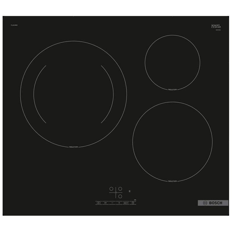 Bếp từ 3 vùng nấu lắp âm Bosch PUJ61RBB5E