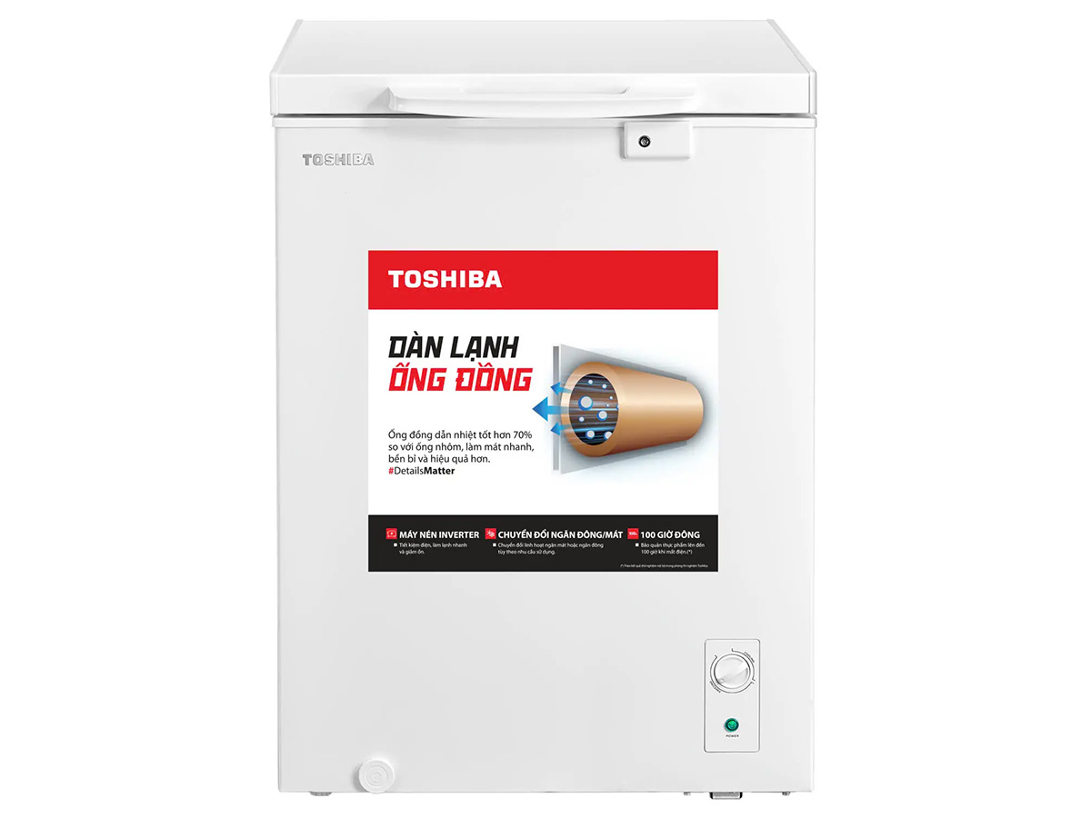 Tủ đông Toshiba Inverter 143 lít GR-RC185CM-PMV(01)