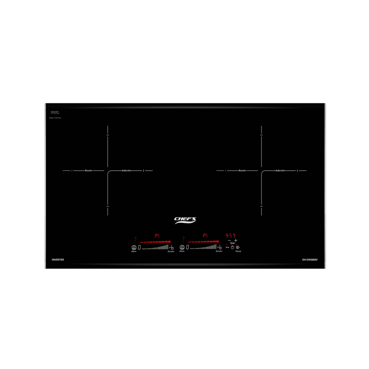 Bếp từ đôi Chef's EH-DIH888V