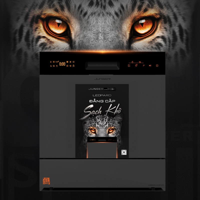 Máy rửa bát Junger LEOPARD-DWJ-136-VG