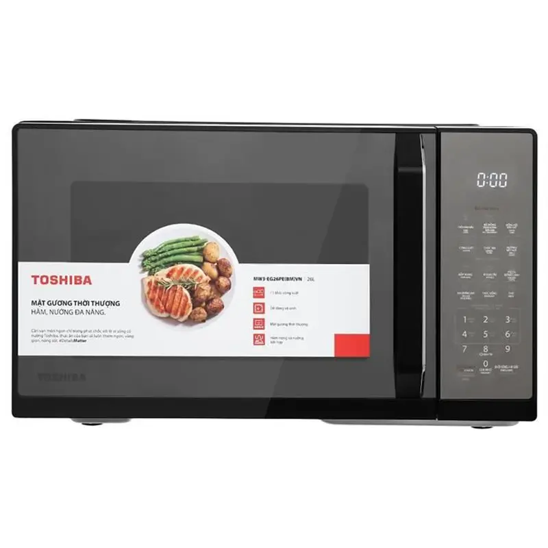 Lò vi sóng có nướng 26L Toshiba MW3-EG26PE(BM)VN-Thailan